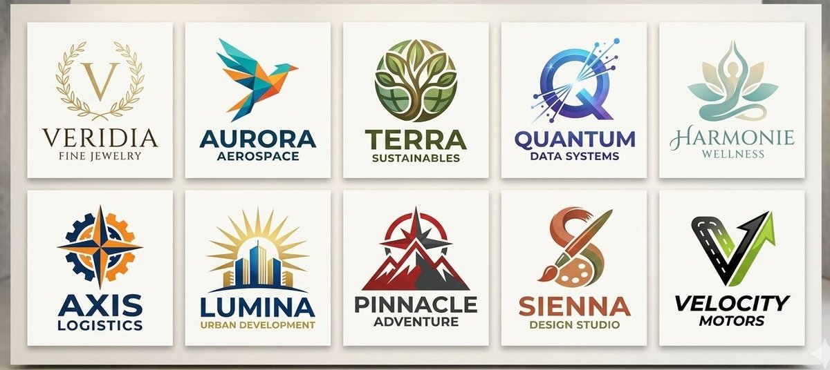 Visual identity logofolio — selected logo designs